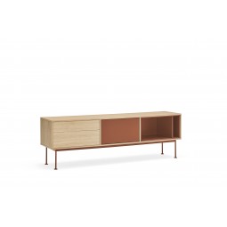 Mueble TV Yoko 1P2C Roble